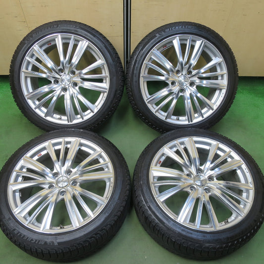 4本価格★LEONIS FY 225/45R18 スタッドレス ミシュラン X-ICE3+ 18インチ レオニス PCD114.3/5H★5111002TTス