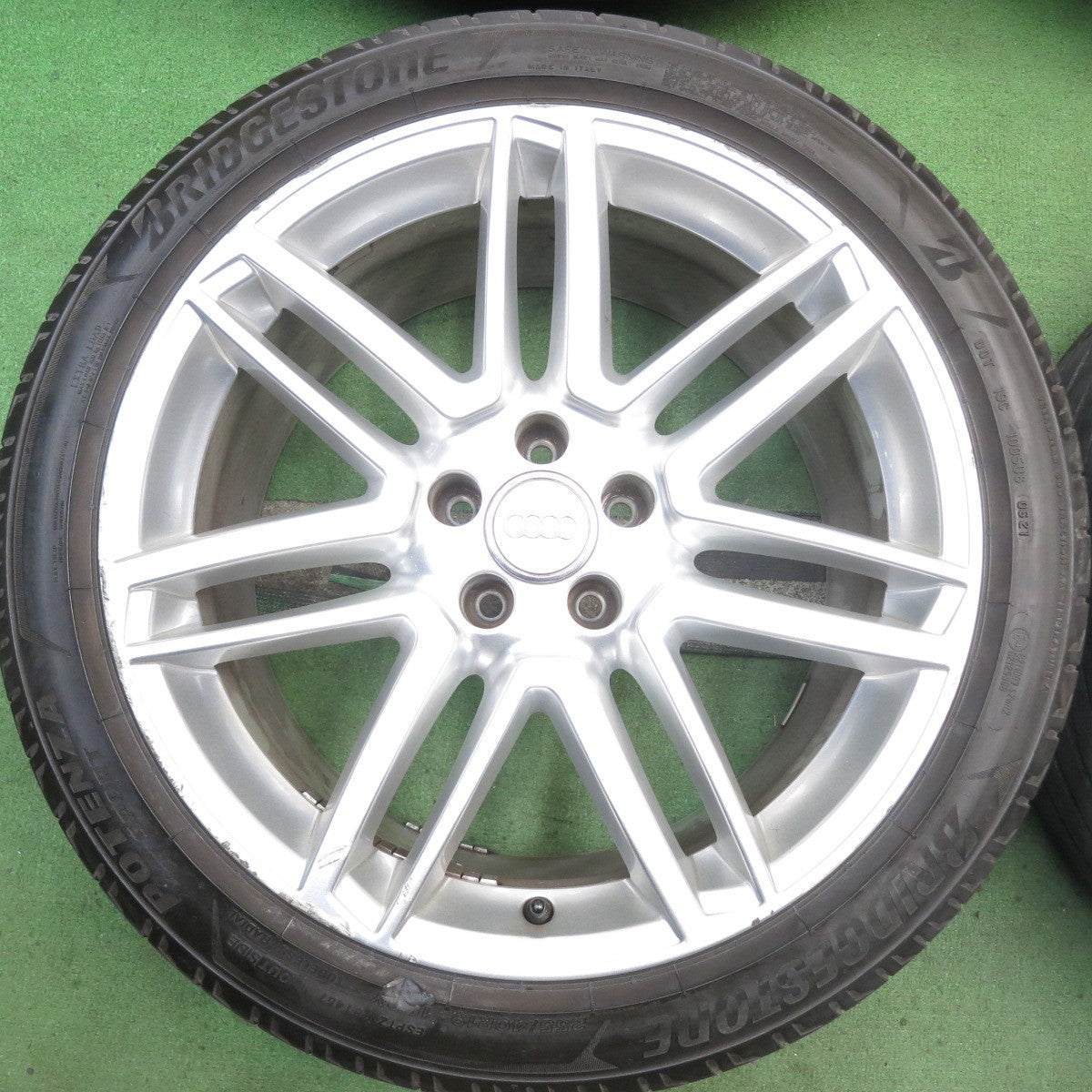 4本価格！23年◎アウディ A7 スポーツバック Sライン 純正 255/40R19 ブリヂストン ポテンザ S001 ブリヂストン ポテンザ スポーツ 19インチ PCD112/5H◎6082901HAノ