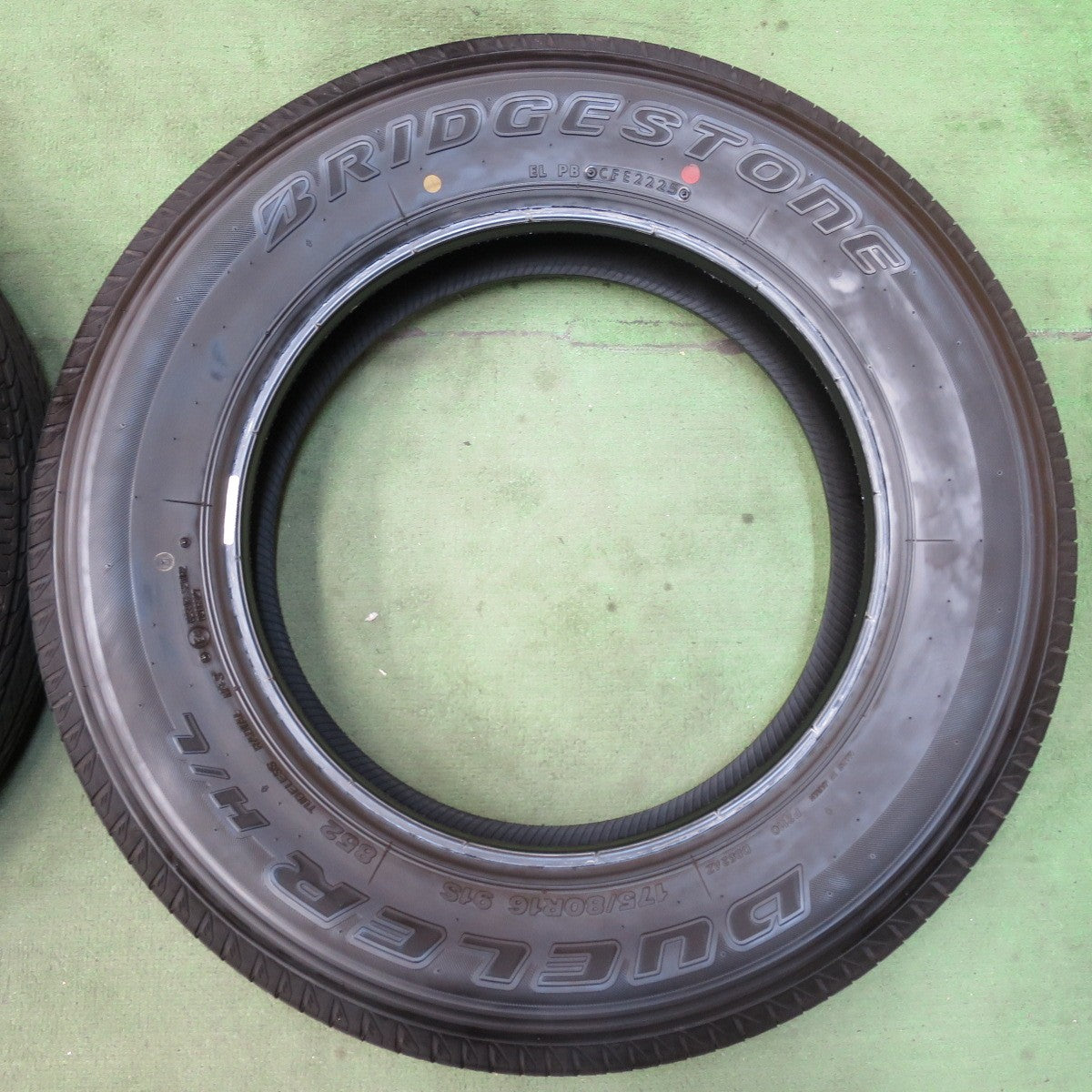 バリ溝！25年！9.5分★ジムニー 等 175/80R16 ブリヂストン デューラー H/L 852 タイヤ 16インチ★5102503イノタ