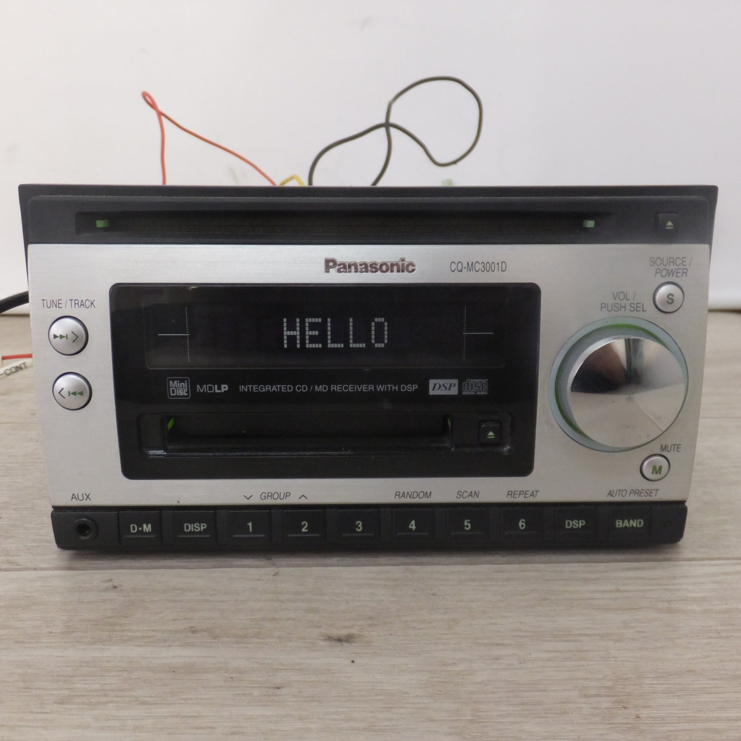 [送料無料] ★松下 パナソニック Panasonic インテグレーテッドCD・MD・DSPレシーバー CQ-MC3001D(59★