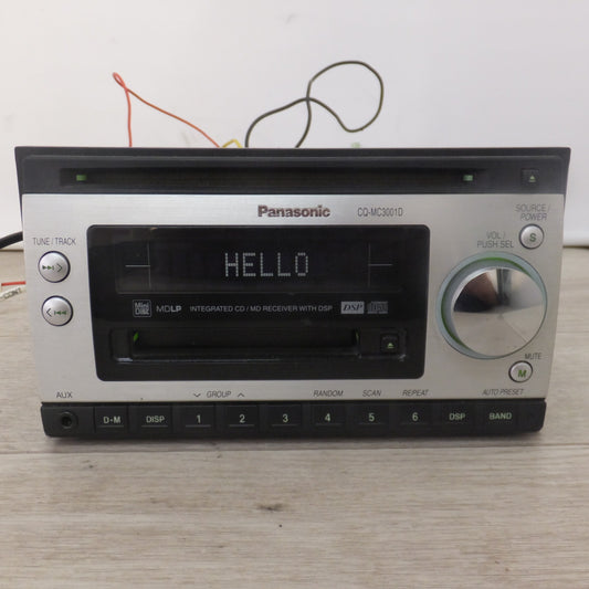 [送料無料] ★松下 パナソニック Panasonic インテグレーテッドCD・MD・DSPレシーバー CQ-MC3001D(59★