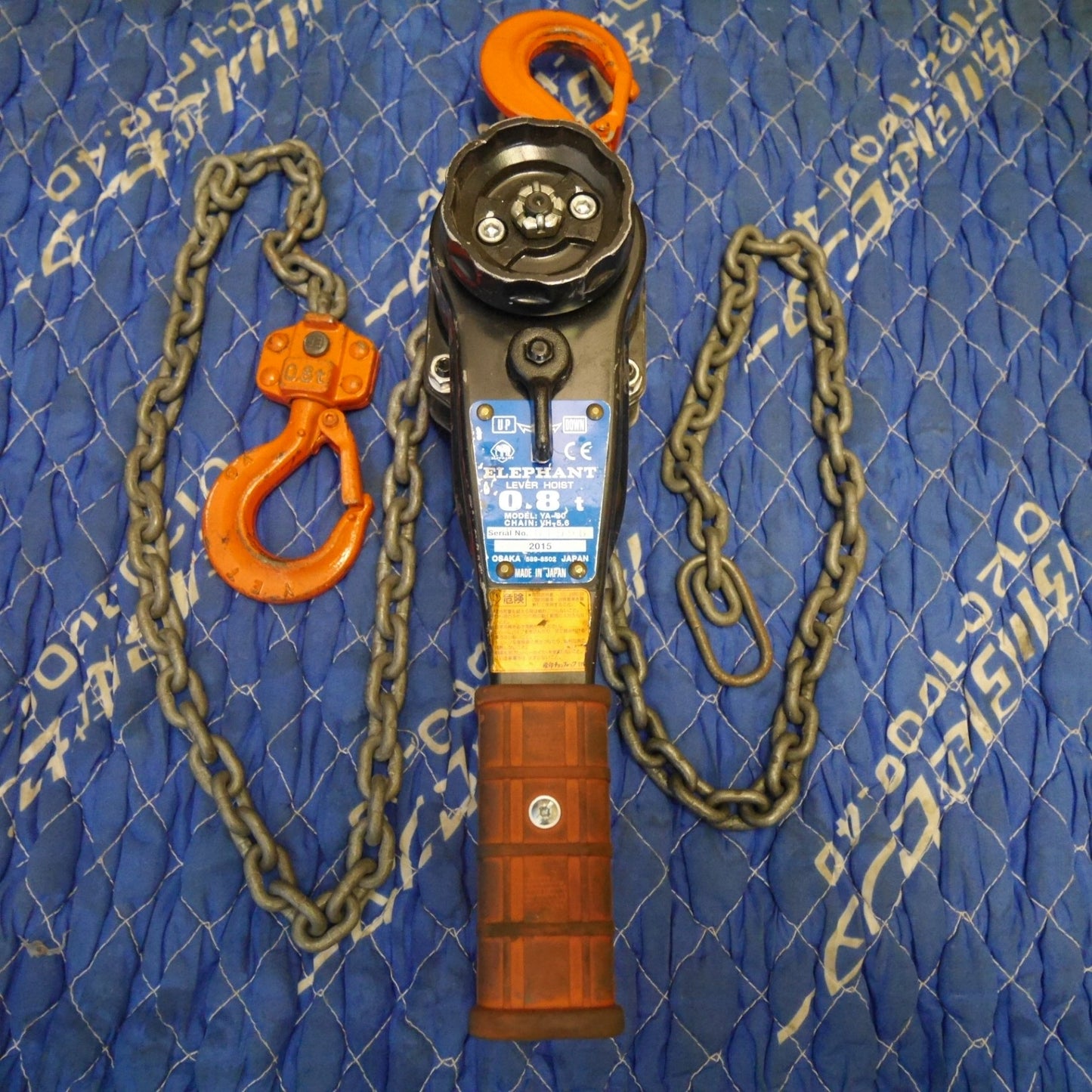 [送料無料] ☆ELEPHANT 象印 強力 レバー ホイスト 0.8ton YA-80 工具 荷締機 荷締め機 ガッチャ 0.8t 800kg 0.8トン 0.8TON エレファント①☆