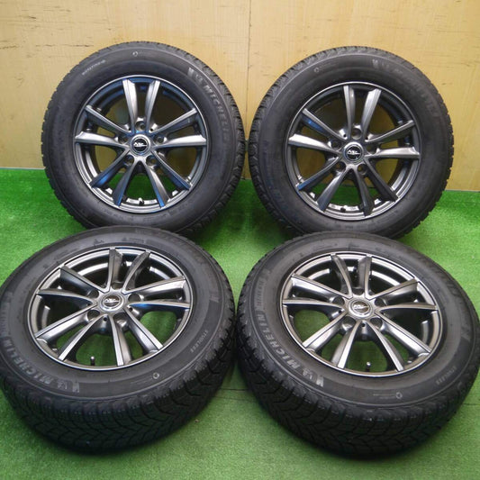 バリ溝！21年！キレイ！9分★スタッドレス 195/65R15 ミシュラン X-ICE SNOW NIRVANA NV ニルバーナ ニルヴァーナ 15インチ PCD114.3/5H★5012105Hス