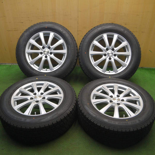 超バリ溝！キレイ！ほぼ10分★スタッドレス 225/65R17 グッドイヤー アイスナビ SUV V.E.X. VEX PCD114.3/5H★4022709Hス