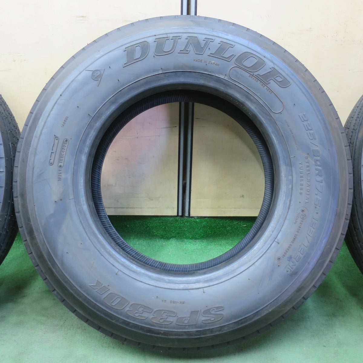 新車外し！25年！6本★トラック タイヤ 225/80R17.5 123/122N ダンロップ SP330K 17.5インチ★6061006イノタ
