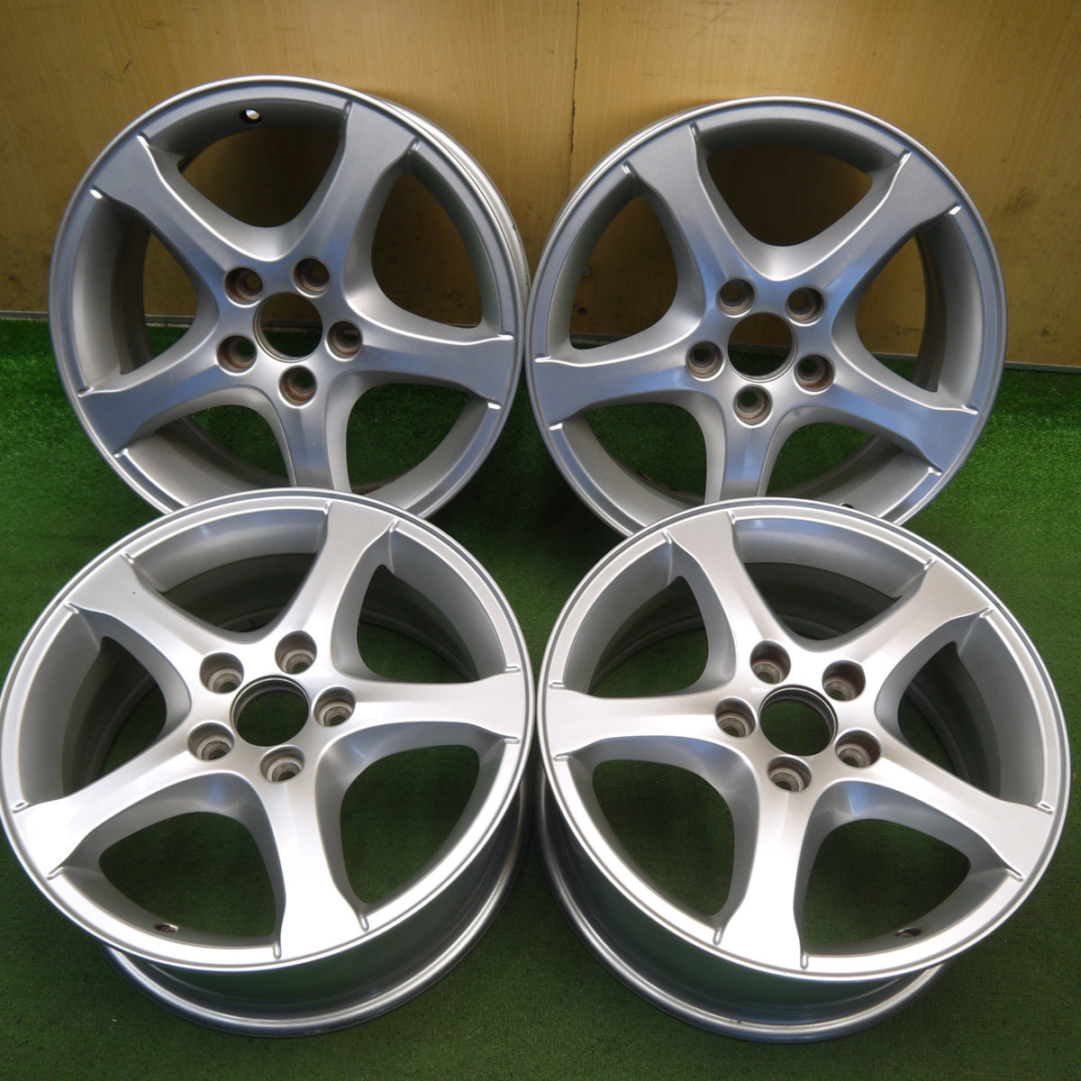4本価格◎ボルボ S60 V60 純正 ホイール 16インチ 16×7J VOLVO PCD108/5H◎6091103Hホ