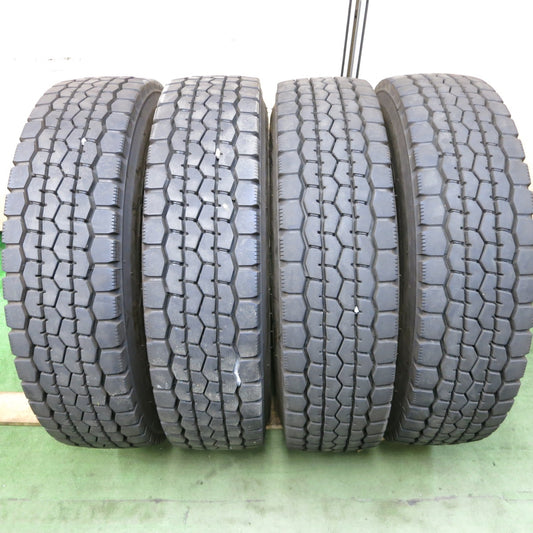バリ溝！25年！9分★トラック タイヤ 225/80R17.5 123/122L ダンロップ デクテス SP670 ミックス オールシーズン 17.5インチ★5111703ナスタ