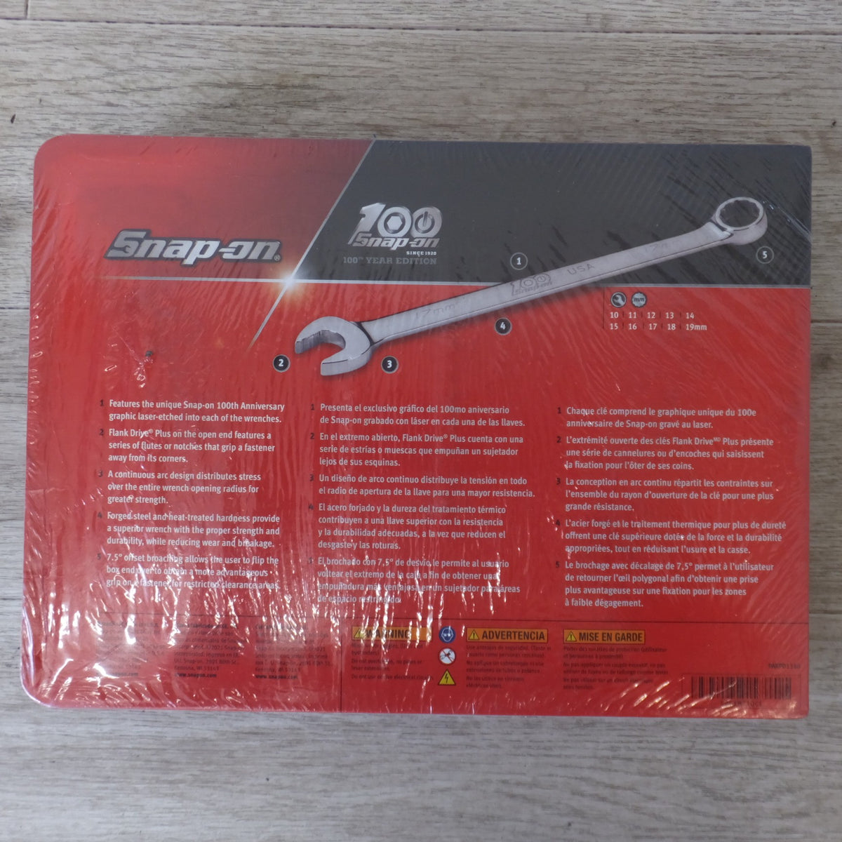 [送料無料] 未使用★スナップオン Snap-on フランクドライブ コンビネーションレンチ セット SOEXM710CE 10pc 10-19mm★