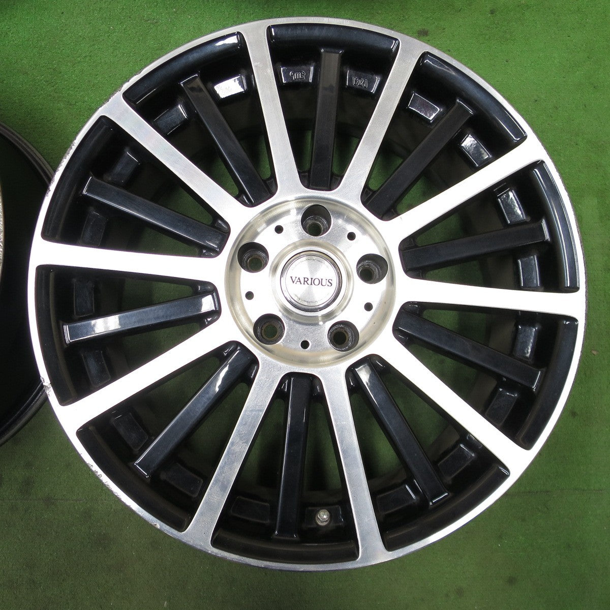 4本価格★VARIOUS VENTI 18インチ ホイール 18×7.5J ヴァリエス ヴェンティ PCD114.3/5H★6030601NGホ