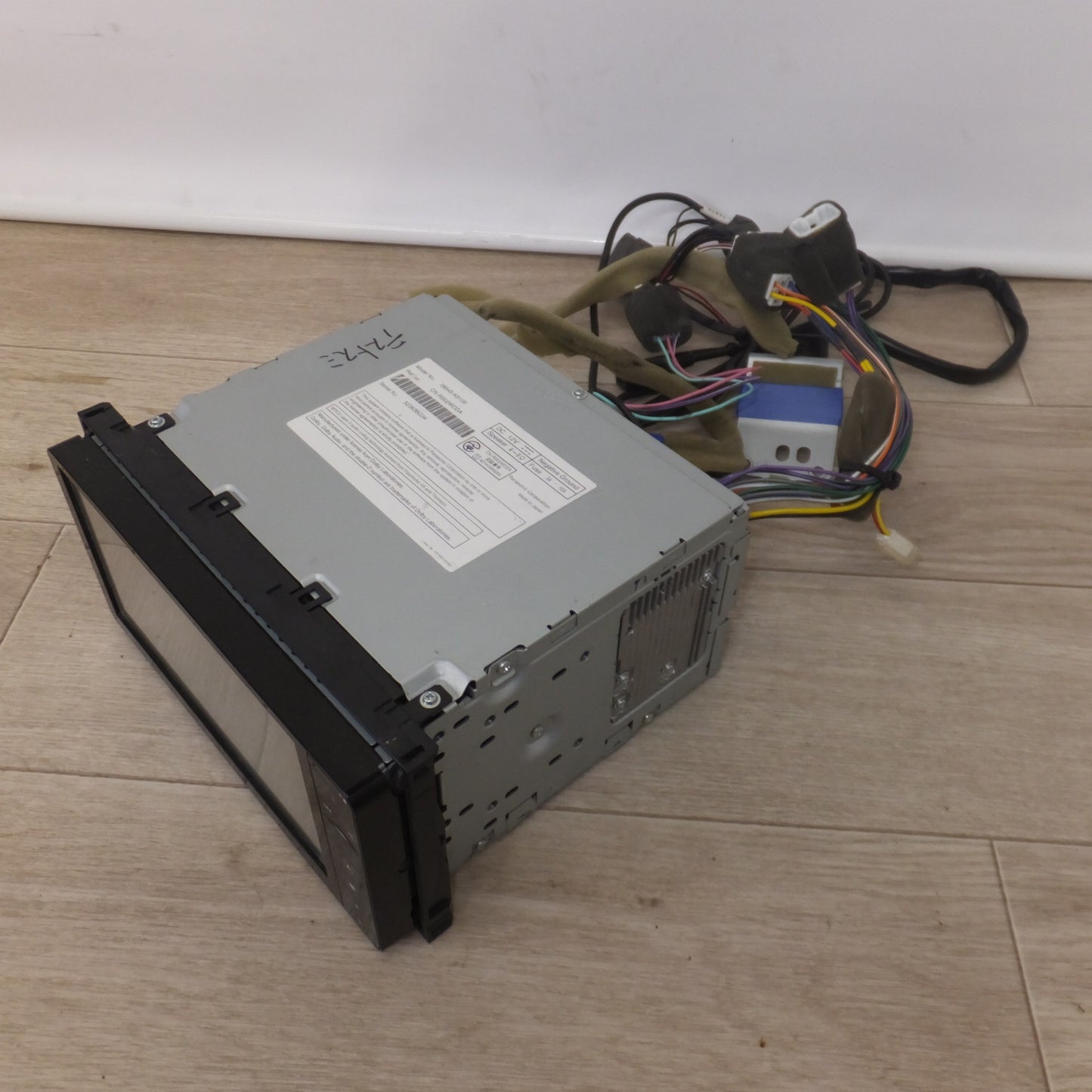 [送料無料] 現状品★パナソニック製 ダイハツ 純正 ワイド スタンダードメモリーナビ NSZN-W67D 08545-K9109[34]★