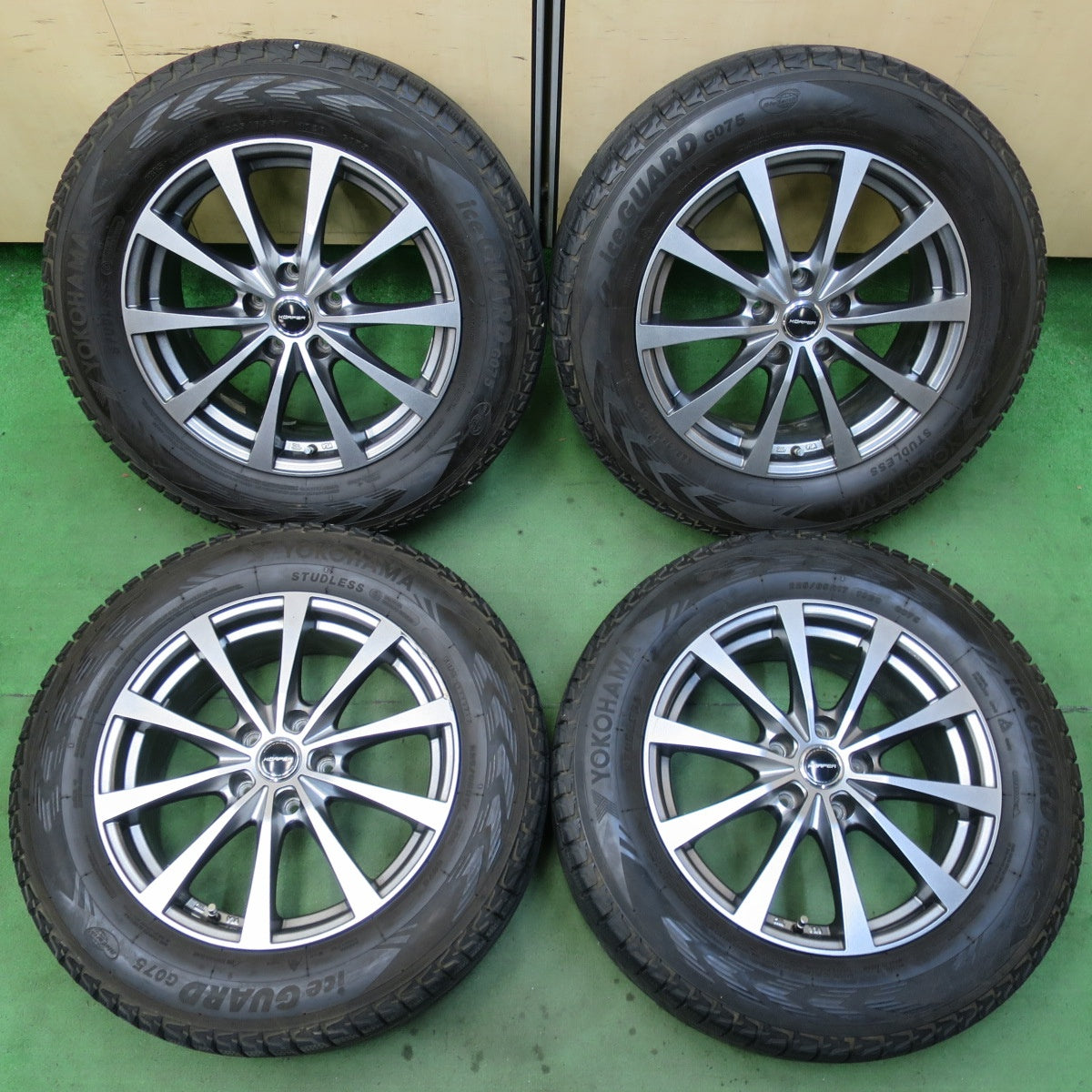 4本価格★スタッドレス 225/65R17 ヨコハマ アイスガード G075 KORPER ケルパー 17インチ PCD114.3/5H★5062407イス
