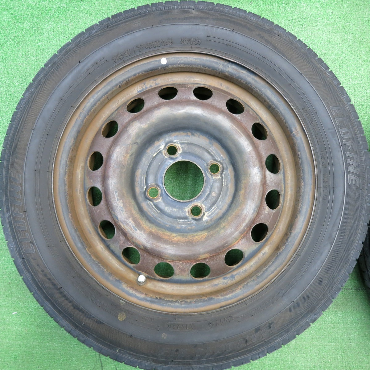 4本価格！22年★165/70R14 ECOFINE スチール ホイール エコファイン 14インチ PCD100/4H★6022619HAノ