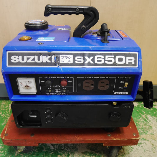 [送料無料] ☆スズキ ポータブル 発電機 SX650R ガソリン エンジン ブラシレス 60Hz 100V SUZUKI☆