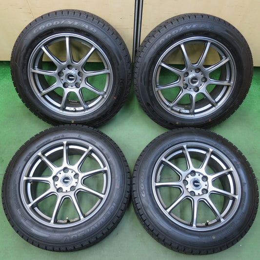 バリ溝！24年！キレイ！ほぼ10分★スタッドレス 215/60R17 グッドイヤー アイスナビ SUV G.Speed Gスピード 17インチ PCD114.3/5H★5111111イス