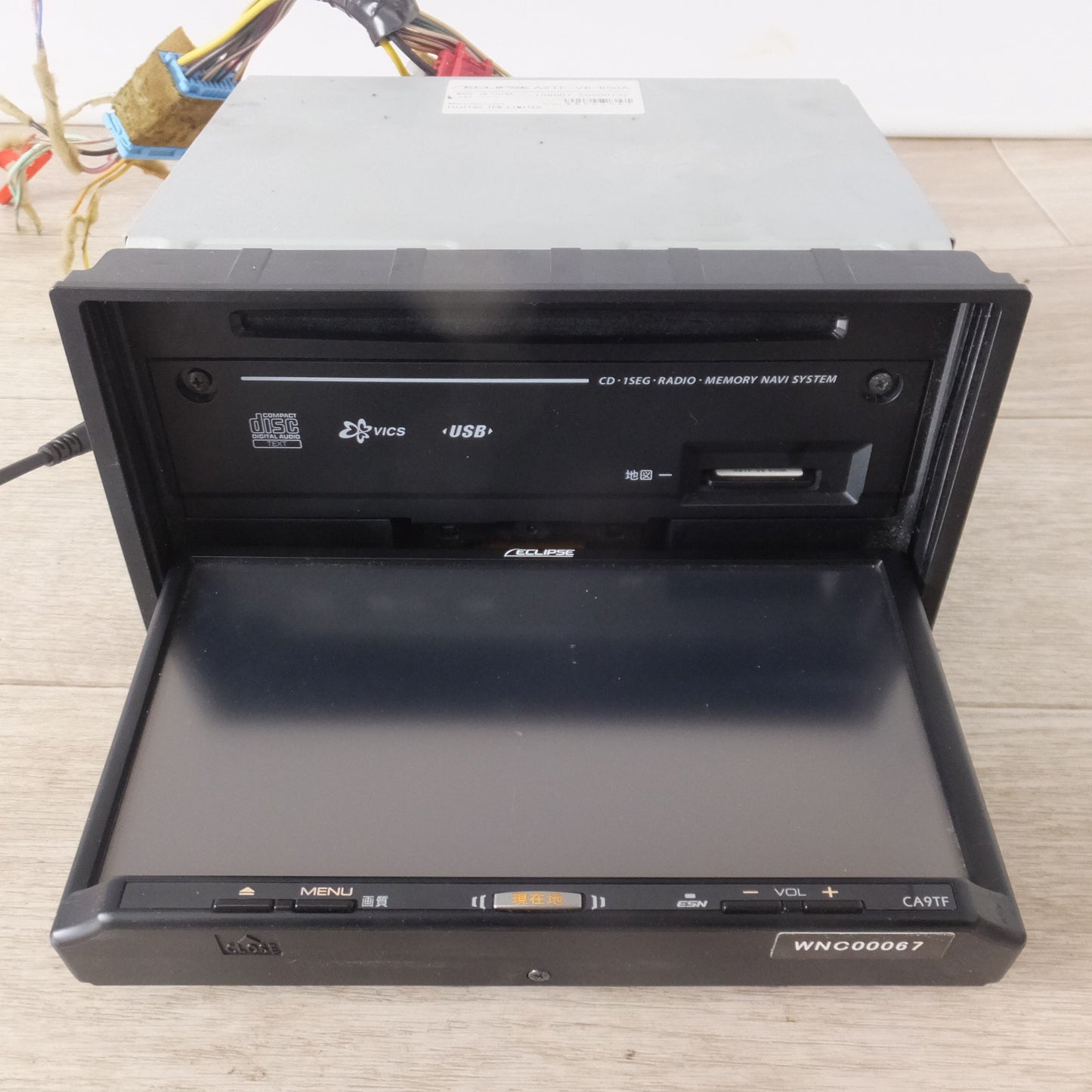 [送料無料] ★富士通テン製 マツダ 純正 メモリーナビゲーション内蔵 AVシステム CA9TF A9TF-V6-650A(8)★