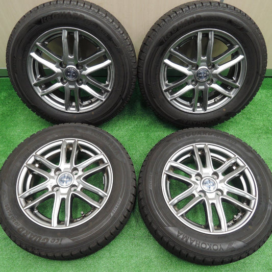 バリ溝！キレイ！ほぼ10分★スタッドレス 175/65R14 ヨコハマ アイスガード iG50 プラス SG-E 社外 アルミ 14インチ PCD100/ 4H★3072401IHス