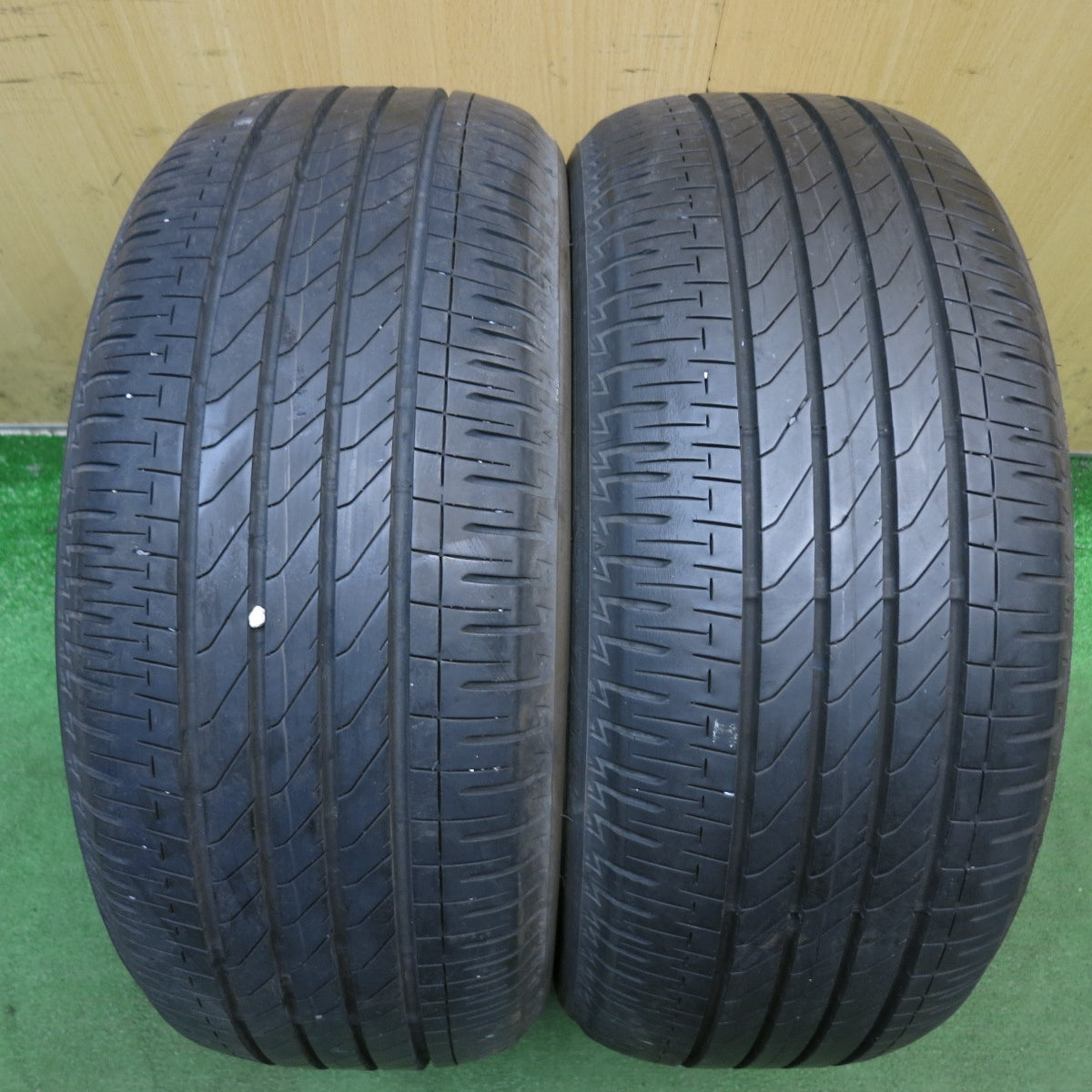 バリ溝！23年！9分！2本◎205/50R17 ブリヂストン トランザ T005A タイヤ 17インチ セレナ ノート オーラ アクセラ インプレッサ 等◎6092306KKノタ