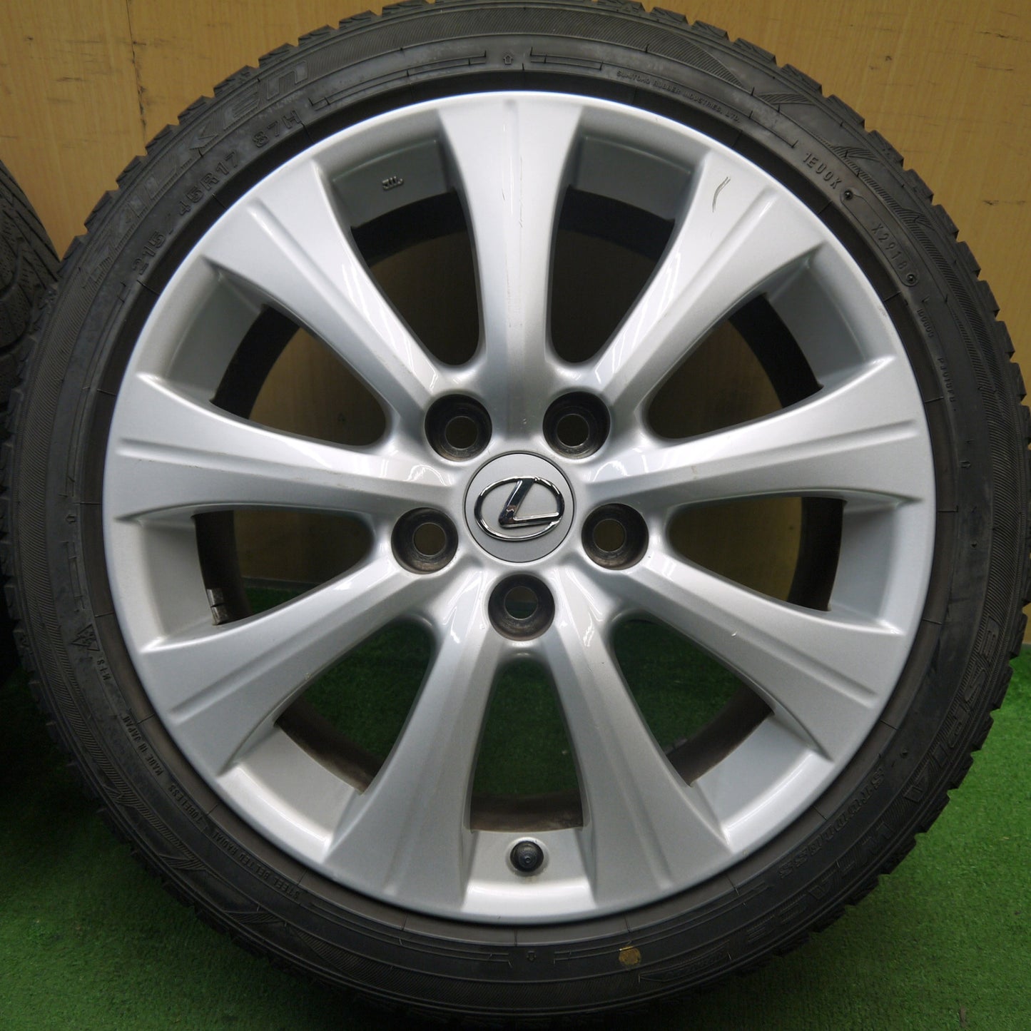 4本価格★レクサス GS 純正 215/45R17 スタッドレス ファルケン エスピア W-ACE 17インチ PCD114.3/5H★5061106Hス