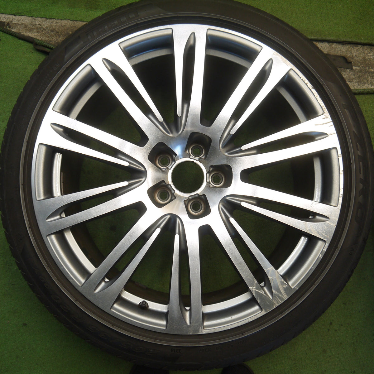 バリ溝！9分◎アウディ A7 スポーツバック 純正 265/35R20 ピレリ PZERO Pゼロ 20インチ PCD112/5H◎6090705Hノ