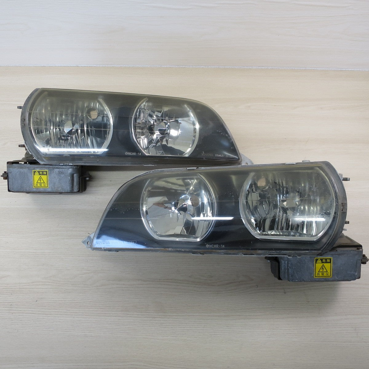 左右セット♪トヨタ JZX100 チェイサー 純正 HID ヘッドライト STANLEY 22-266 HCHR-14 ヘッドランプ 照明 カー パーツ TOYOTA♪