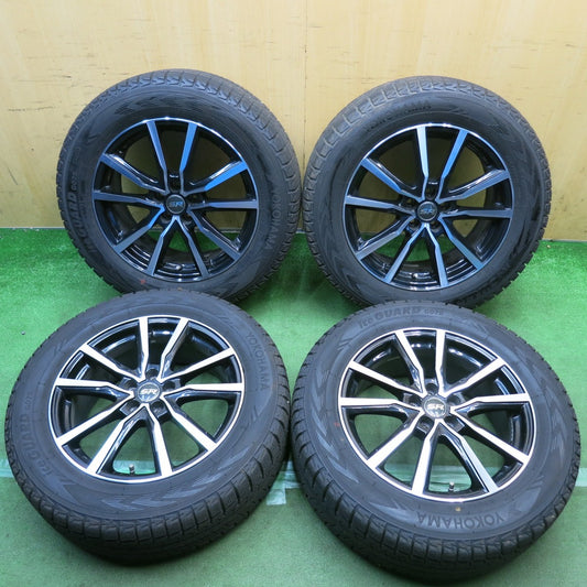 バリ溝！22年！キレイ！9.5分◎フォレスター XV 等 225/60R17 スタッドレス ヨコハマ アイスガード G075 STRANGER ストレンジャー 17インチ PCD100/5H◎6092406HAス