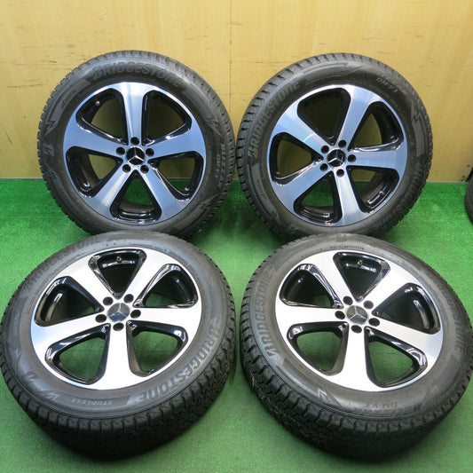 バリ溝！23年！キレイ！9.5分★ベンツ X253 GLCクラス 純正 235/55R19 スタッドレス ブリヂストン ブリザック DM-V3 19インチ PCD112/5H★6010803HAス