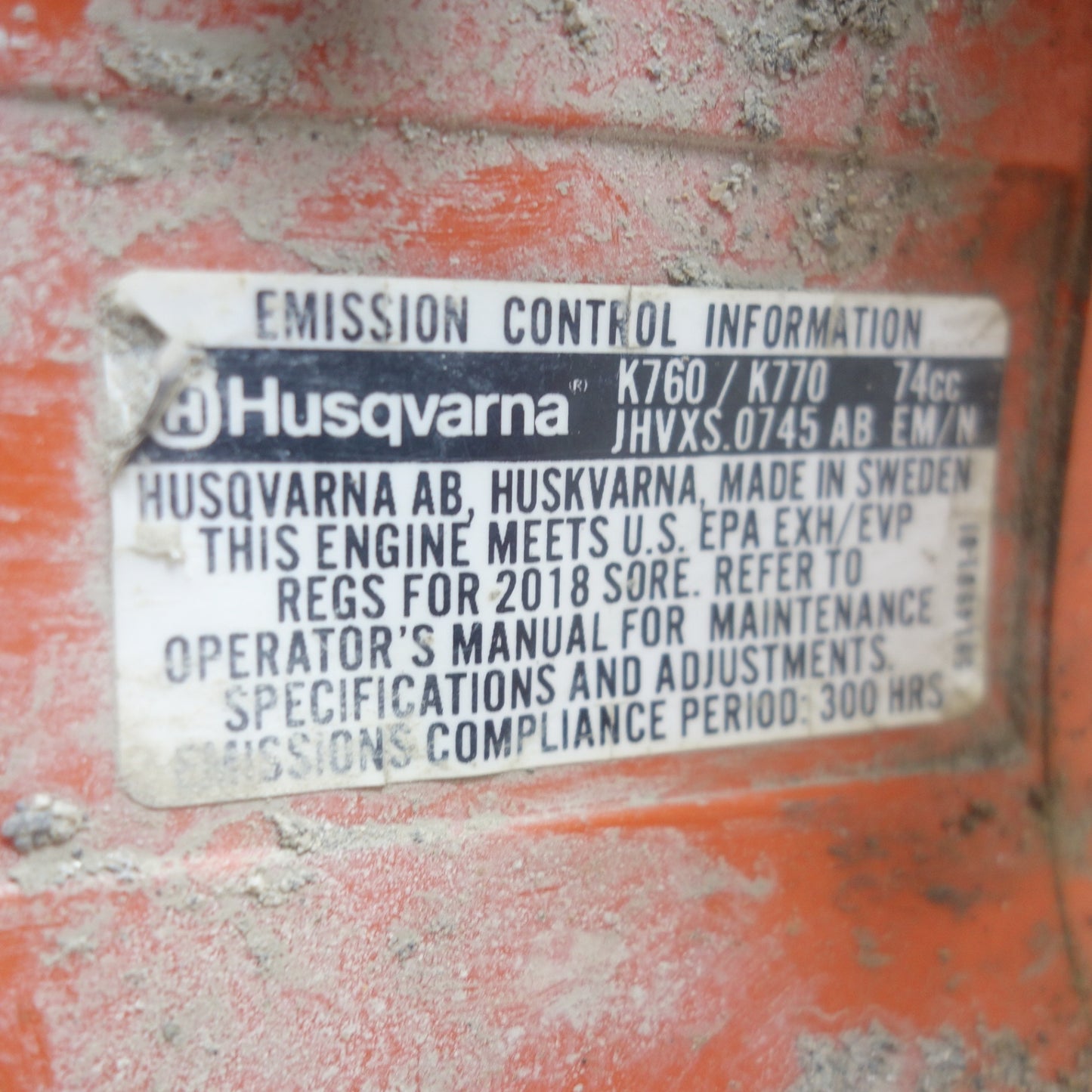 [送料無料] ◆Husqvarna ハスクバーナ パワー カッター K770 切断機 エンジン コンクリート カッター◆