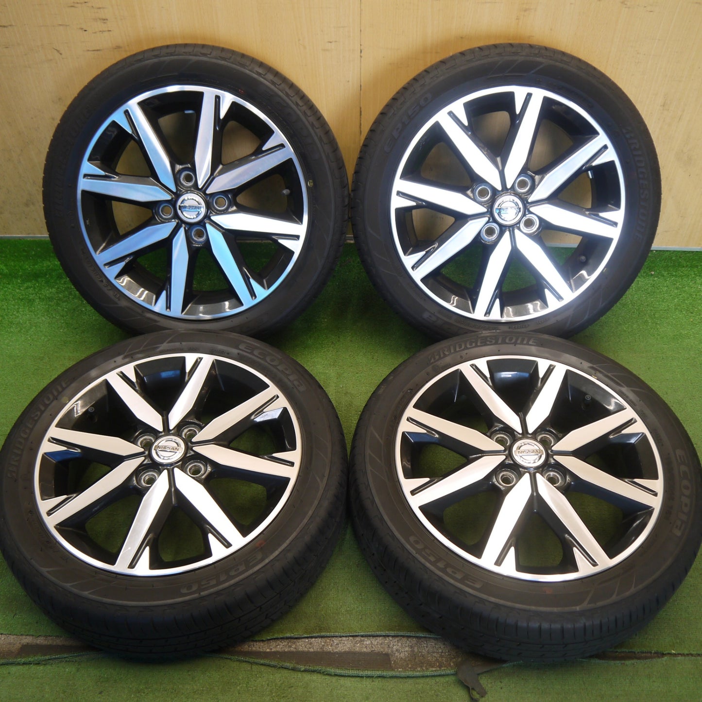 キレイ◎日産 B21A デイズ ルークス ハイウェイスター 純正 165/55R15 ブリヂストン エコピア EP150 15インチ PCD100/4H◎6073104Hノ