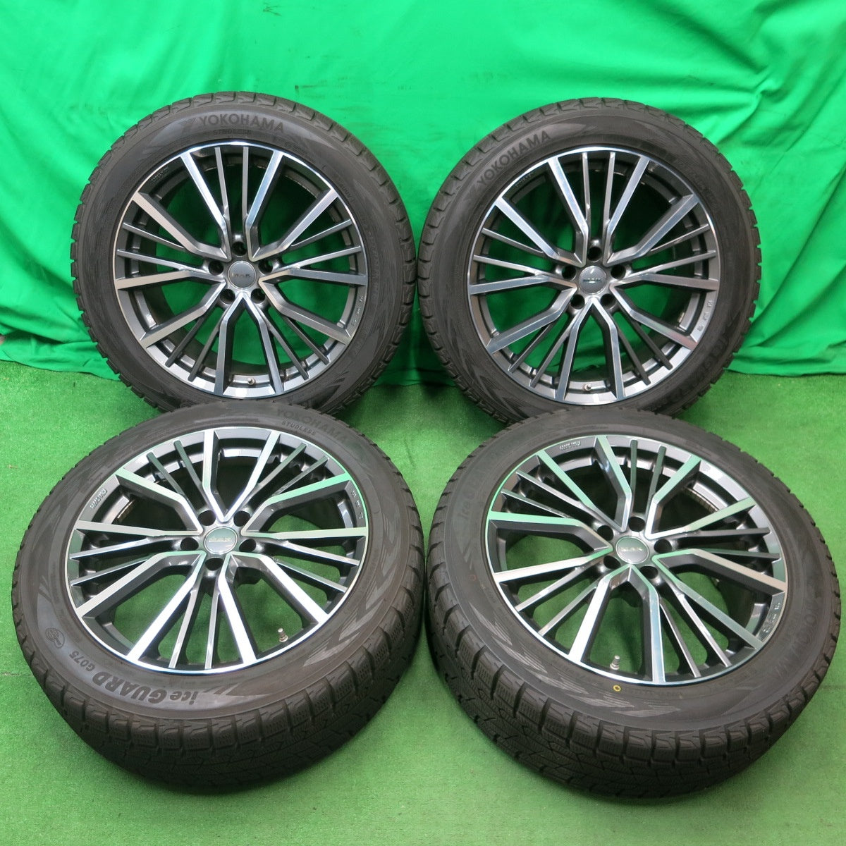 送料無料* バリ溝！9.5分☆ベンツ 等 MAK UNION 255/50R20