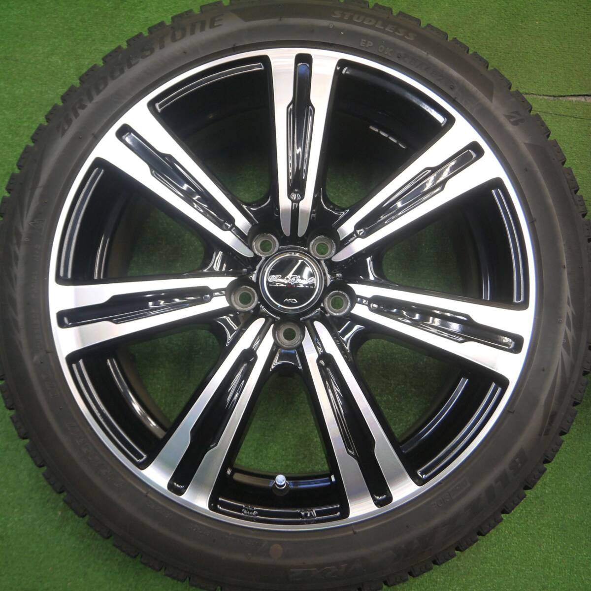 バリ溝！21年！9.5分★86 BRZ 等 215/45R17 スタッドレス ブリヂストン ブリザック VRX2 EuroSpeed MiD ユーロスピード 17インチ PCD100/5H★4122402Hス