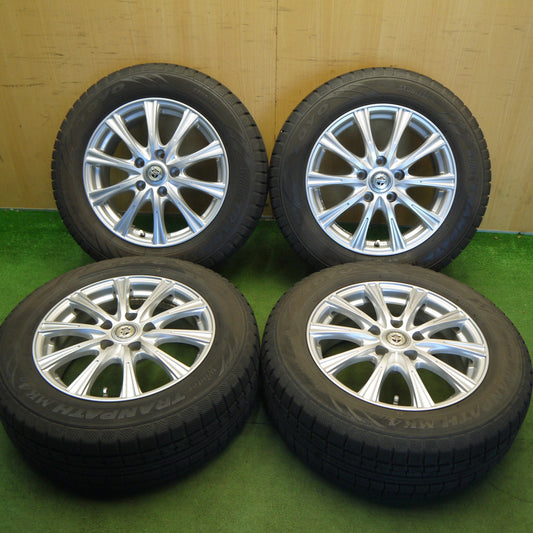 バリ溝！8.5分◎スタッドレス 215/60R16 トーヨー ウインター トランパス MK4α JOKER ジョーカー 16インチ PCD114.3/5H◎6061001Hス