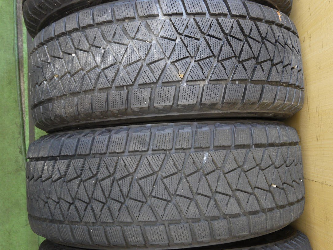 [送料無料] バリ溝！キレイ！9.5分★ベンツ Gクラス 等 ユーロプレミアム 265/60R18 スタッドレス ブリヂストン DM-V2 ヴェルナー PCD130/5H★2060802クス