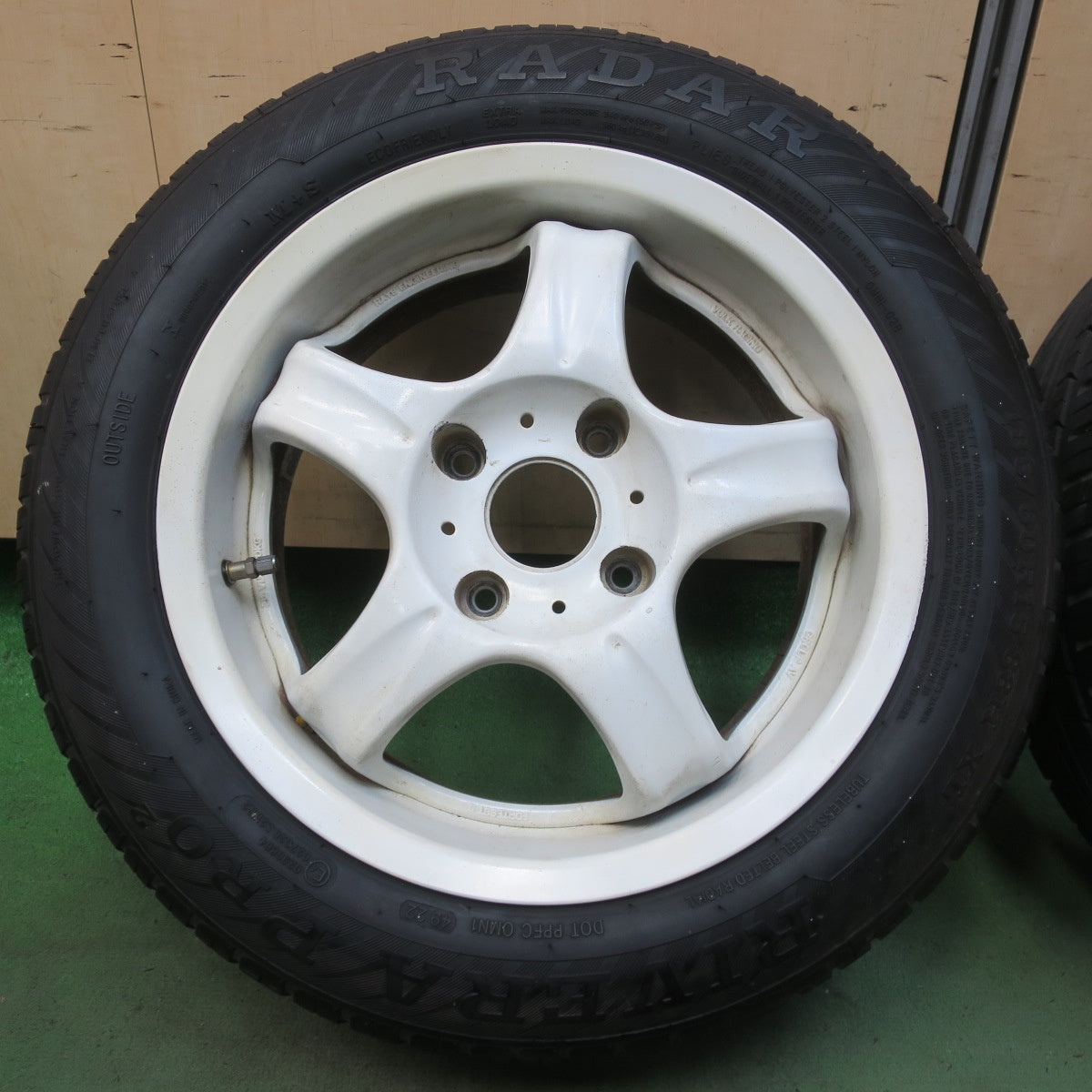 バリ溝！22年！9分★RAYS VOLK RACING GROUP AV FORTESST2 AV-REV 185/60R15 レーダー RIVERA PRO2 レイズ 15インチ PCD114.3/4H★6053009イノ
