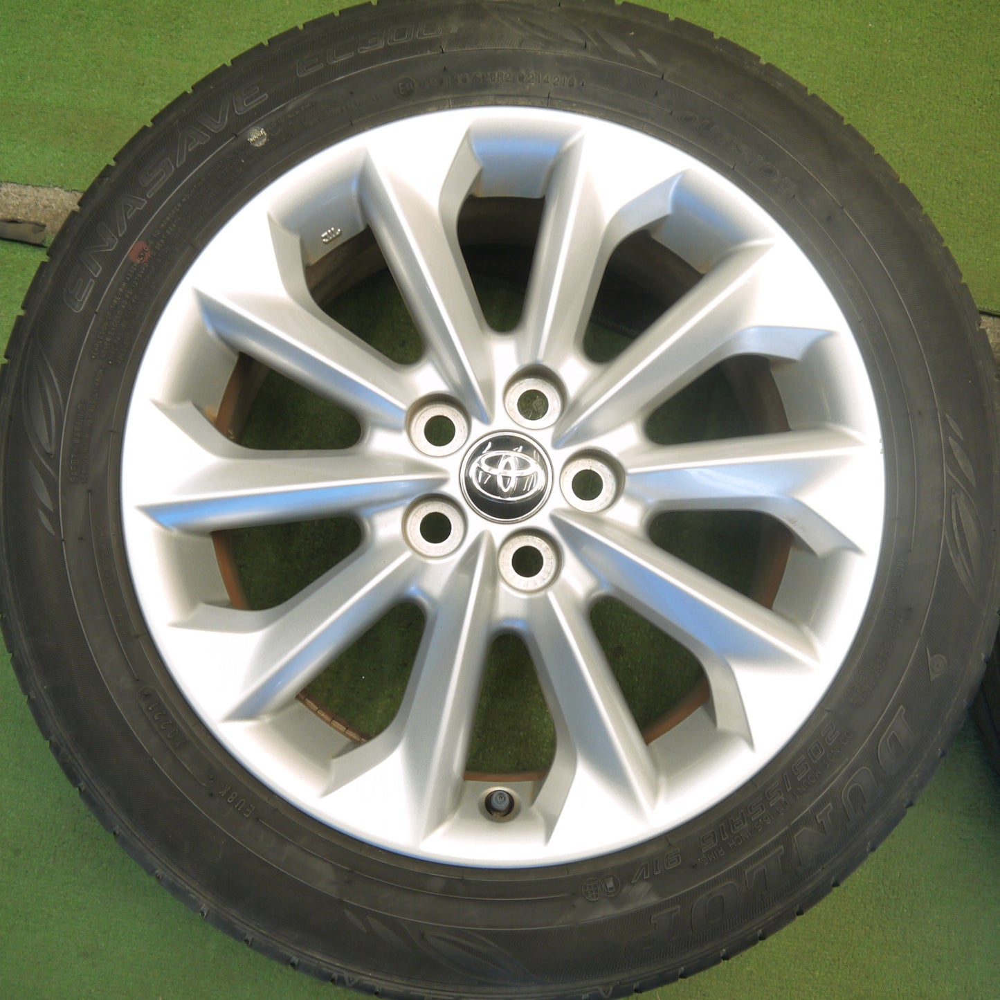 キレイ◎トヨタ 210系 カローラ ツーリング 純正 205/55R16 ダンロップ エナセーブ EC300+ 16インチ PCD100/5H◎6081006Hノ