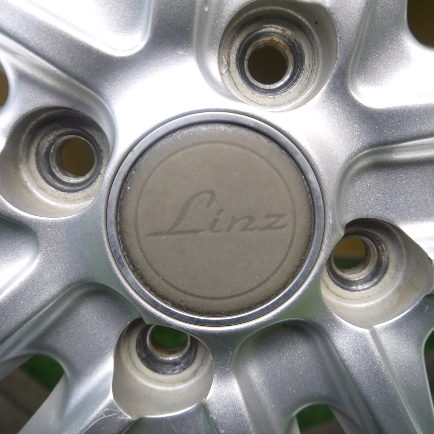 バリ溝！25年！9.5分★スタッドレス 155/65R14 ダンロップ ウインターマックス WM02 Linz 社外 アルミ 14インチ PCD100/4H★6041003Hス