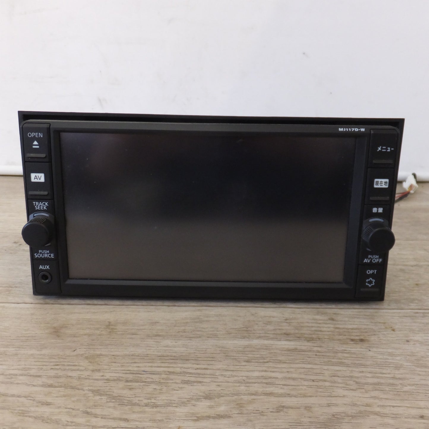 [送料無料] ★ケンウッド製 日産 純正 日産オリジナルナビゲーション MJ117D-W B8260-79983-NP(35)★