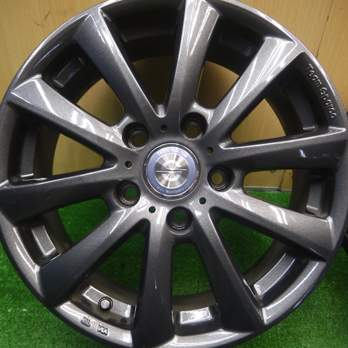 [送料無料] 4本価格★BMW MINI ミニ 等 Team Sparco チームスパルコ 16インチ ホイール 16×6.5J PCD120/5H★4111205Hホ