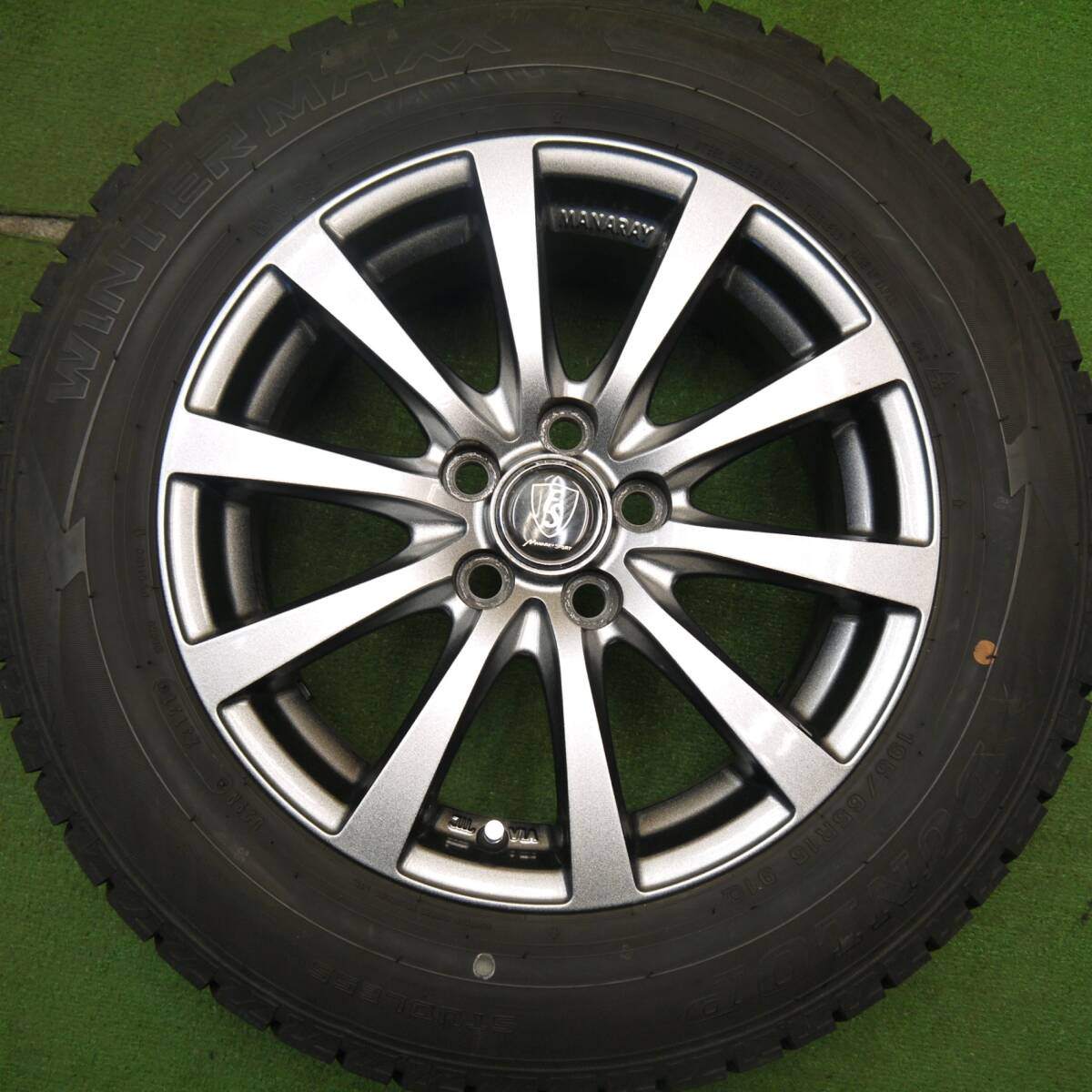 【バリ溝！美品！⠀】195/65R15 アルミ付 サマータイヤ バリ溝！21年！キレイ！9.5分☆プリウス 等 195/65R15