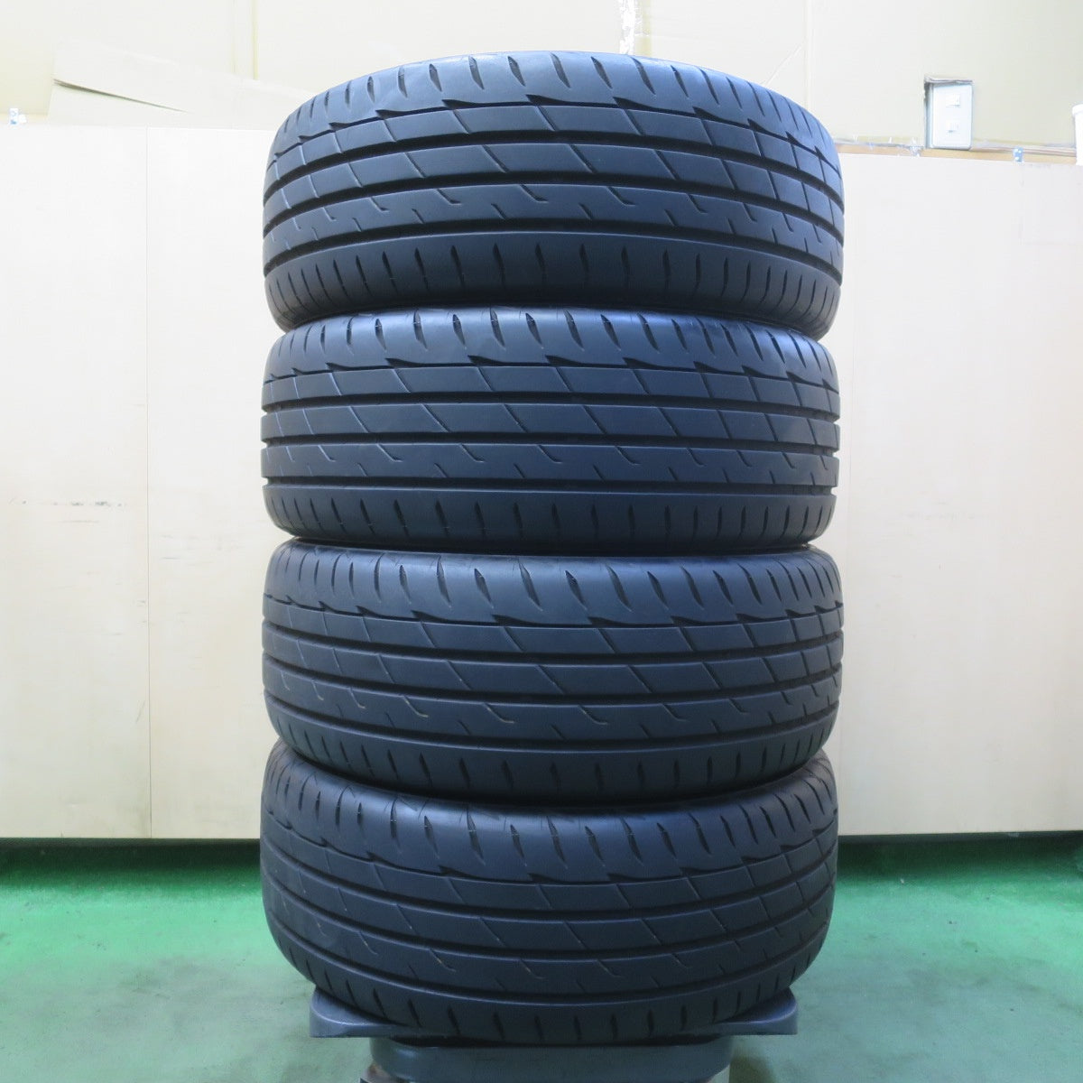 バリ溝！24年！9.5分★ベンツ W204 Cクラス 純正 225/45R17 ブリヂストン ポテンザ RE004 17インチ PCD112/5H★6052804イノ