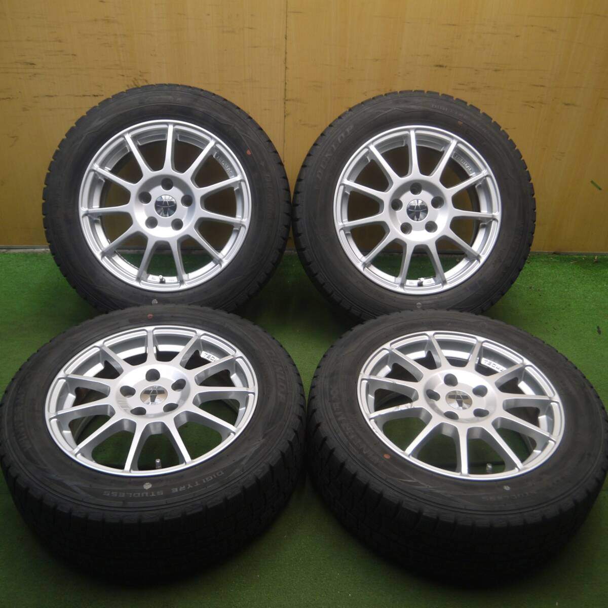 4本価格★ベンツ等 TECMAG 205/60R16 スタッドレス ダンロップ ウインターマックス WM01 PCD112/5H★4052709Hス