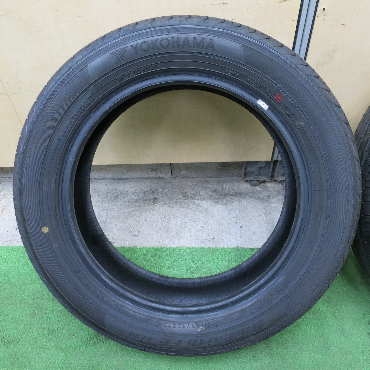 新車外し！25年★165/65R15 ヨコハマ BluEarth-FE AE30 ブルーアース 15インチ タイヤ デリカ D:2 ソリオ タフト 等★6030702NGノタ