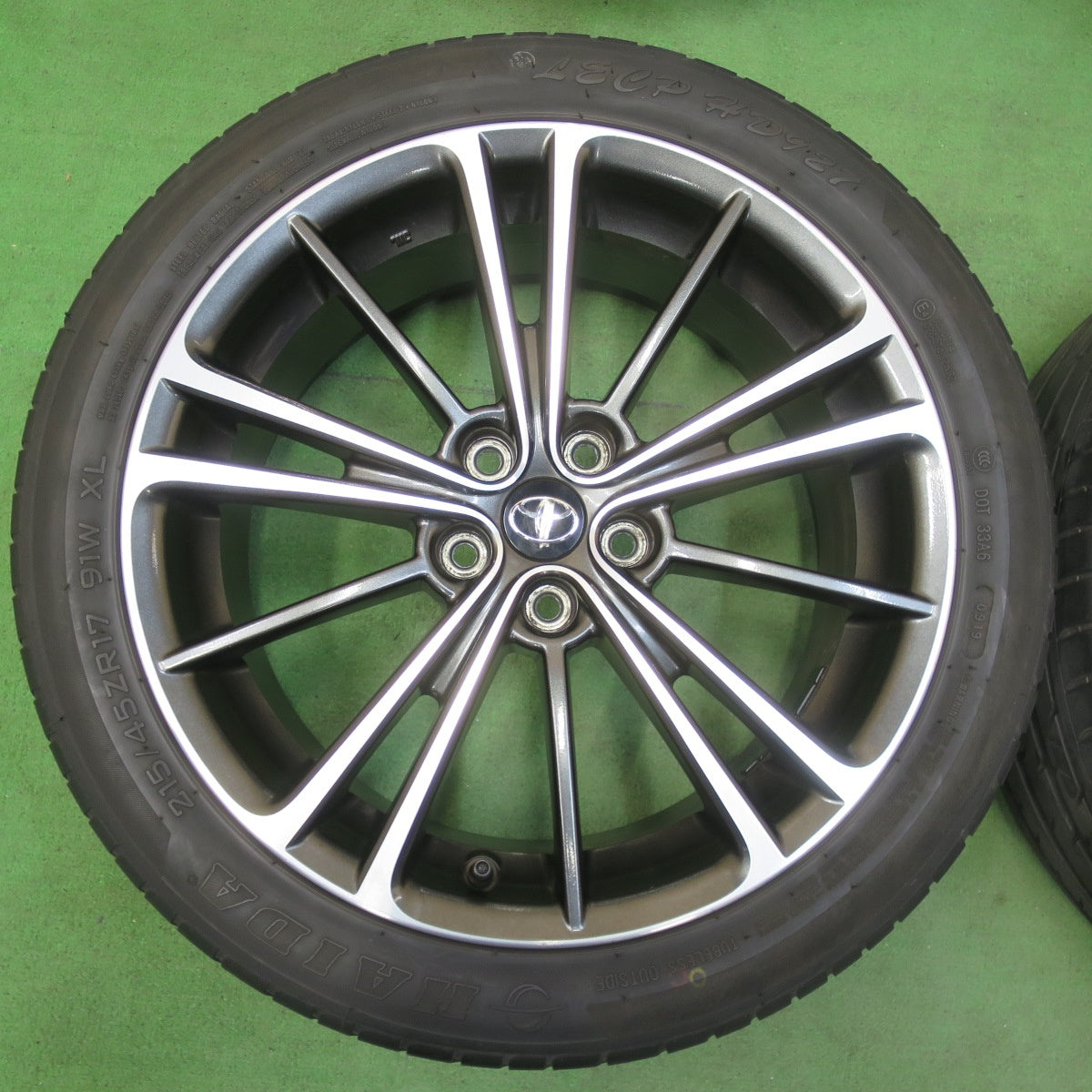 [送料無料] キレイ★トヨタ ZN6 86 スバル BRZ 純正 215/45R17 ハイダ LECP HD927 17インチ PCD100/5H★5031408イノ