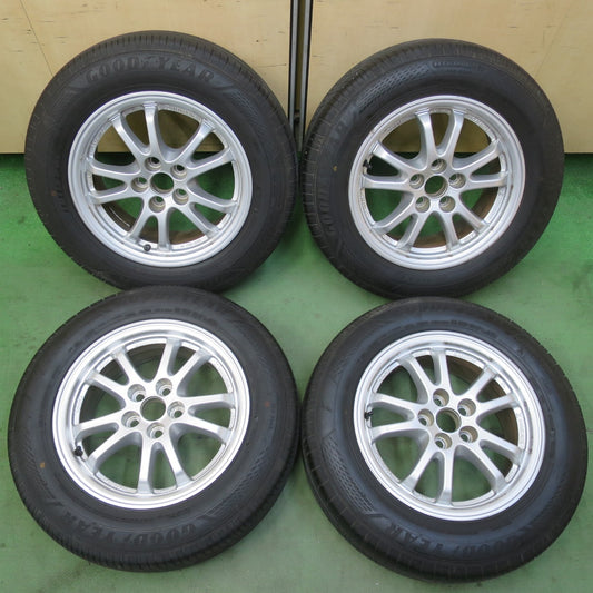 バリ溝！24年！9.5分★トヨタ 50系 プリウス 純正 195/65R15 グッドイヤー EfficientGrip ECO EG02 15インチ PCD100/5H★6040807イノ