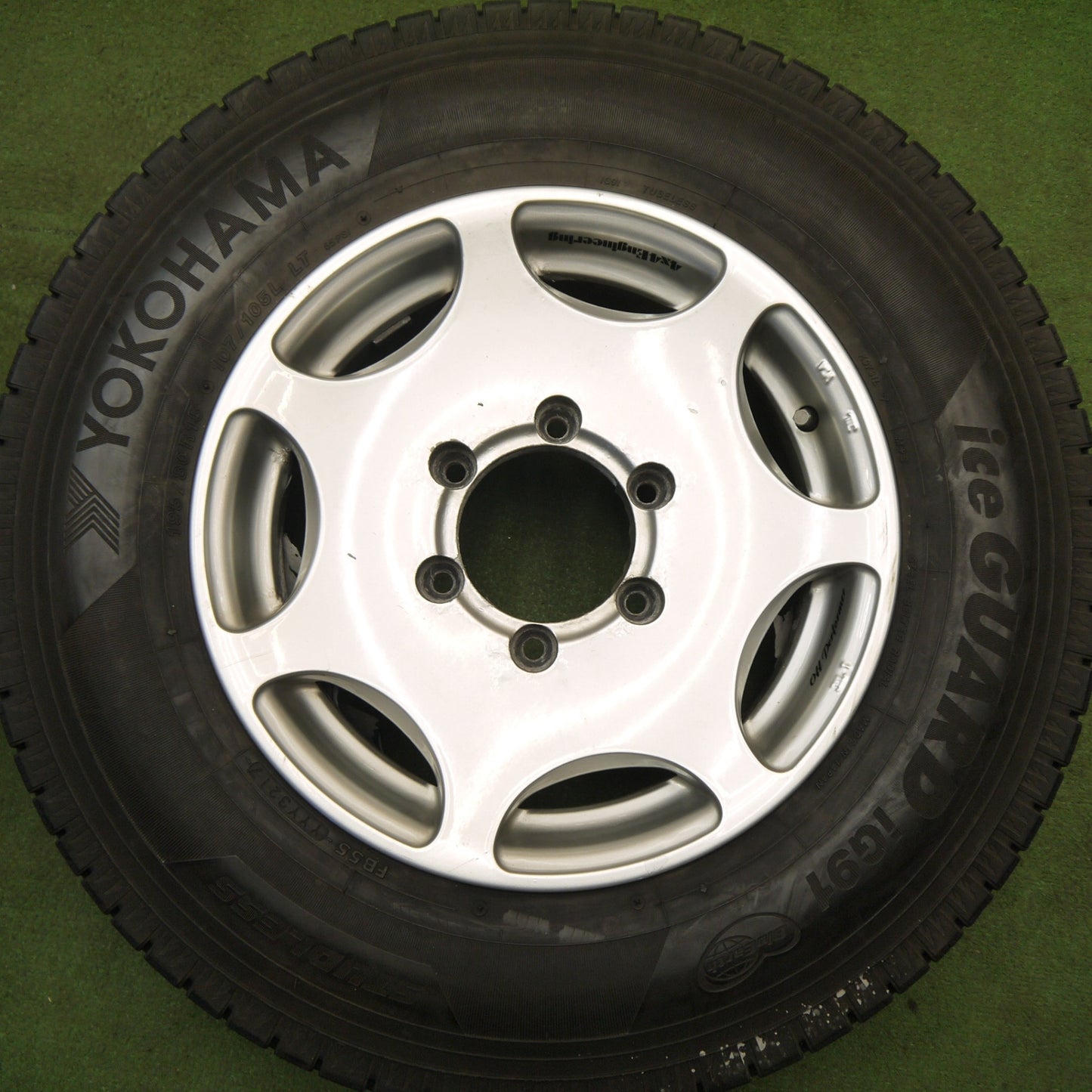 バリ溝！9.5分★4x4 Engineering Off Performer 195/80R15 107/105L スタッドレス ヨコハマ アイスガード iG91 15インチ オフパフォーマー PCD139.7/6H★6031006Hス