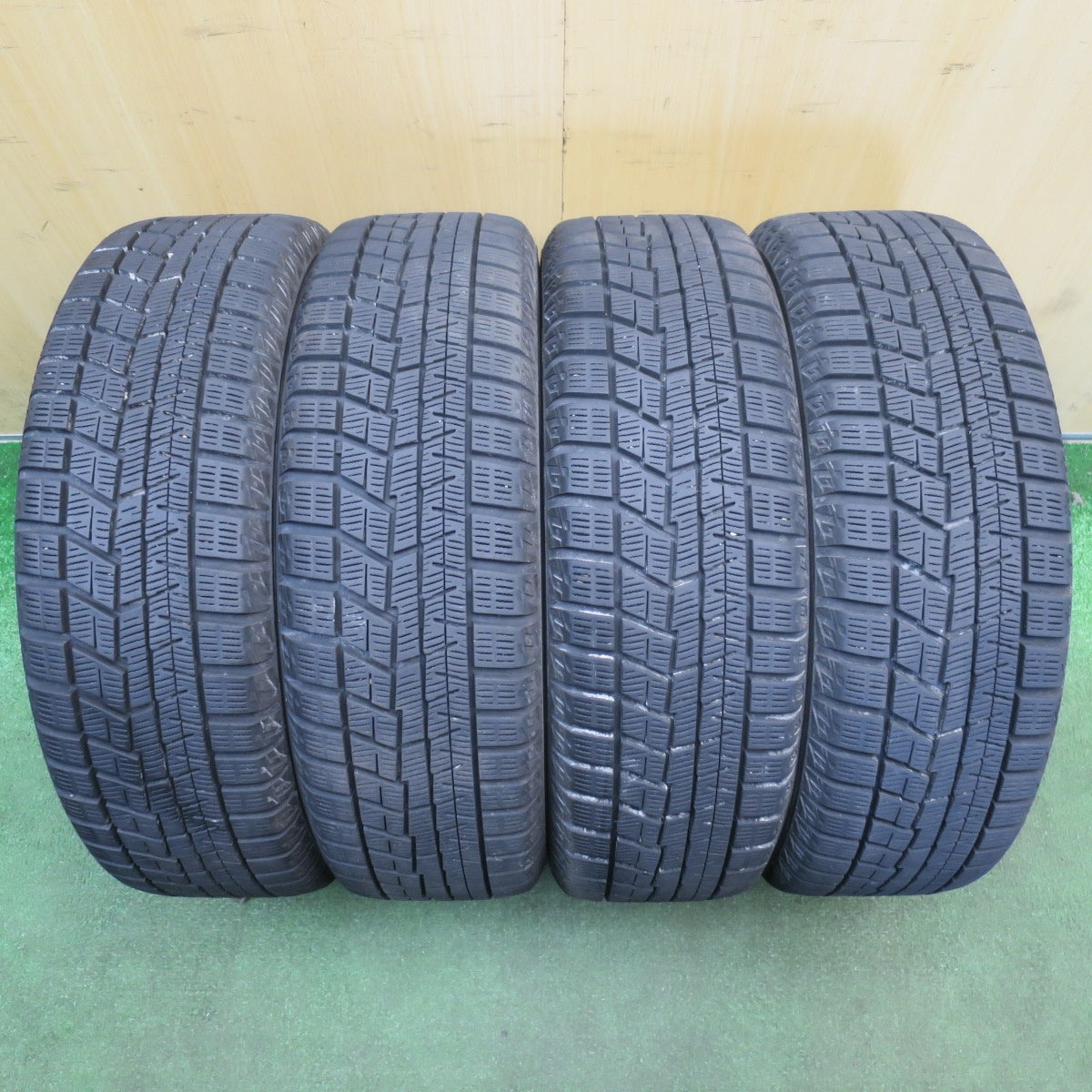 バリ溝！キレイ！9分★スタッドレス 165/50R15 ヨコハマ アイスガード iG60 G.speed Gスピード 15インチ 軽サイズ コペン 等 PCD100/4H★6051803NJス