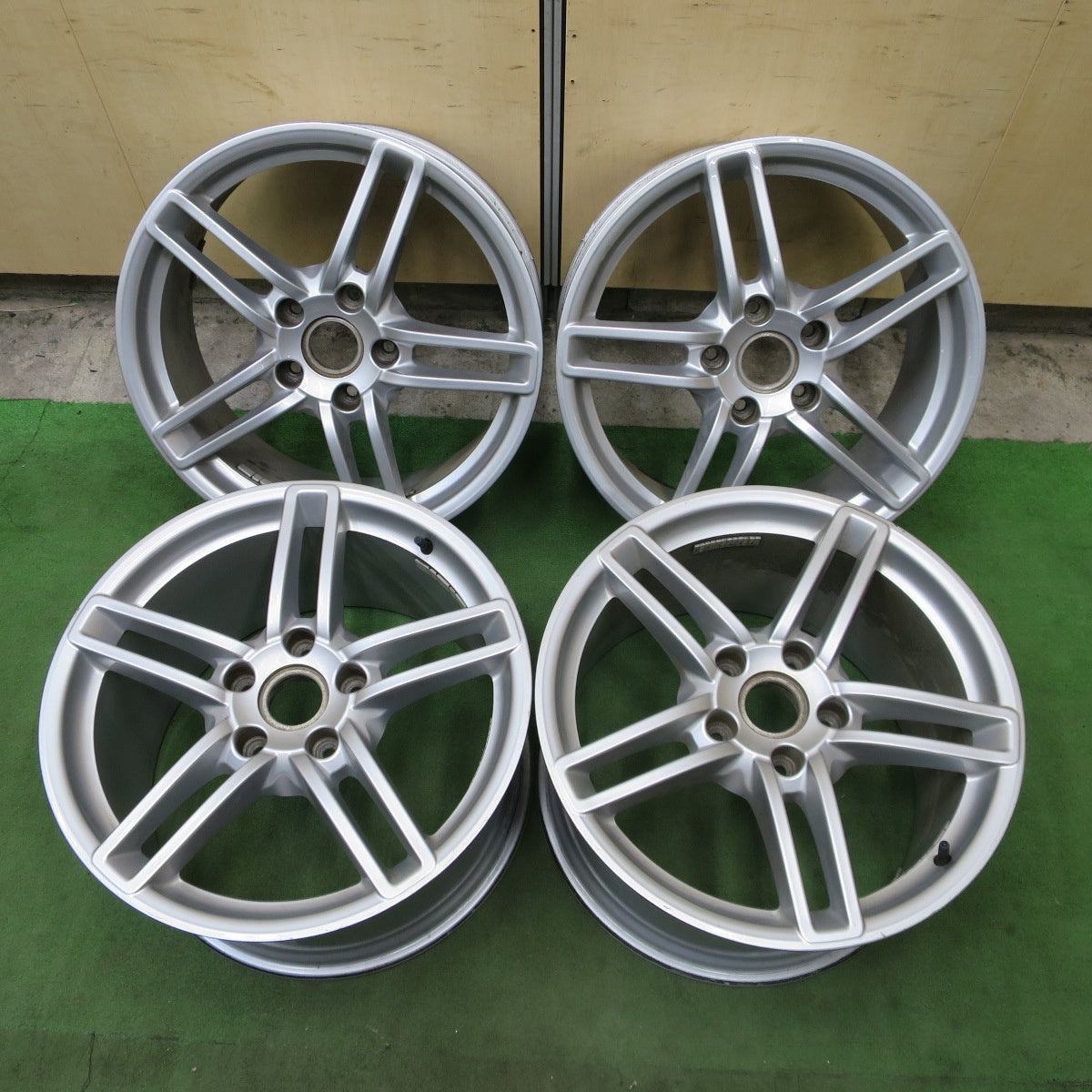 4本価格◎ポルシェ 911 991 カレラ 純正 ホイール 19インチ 19×8.5J 19×11J PCD130/5H◎6090802NGホ