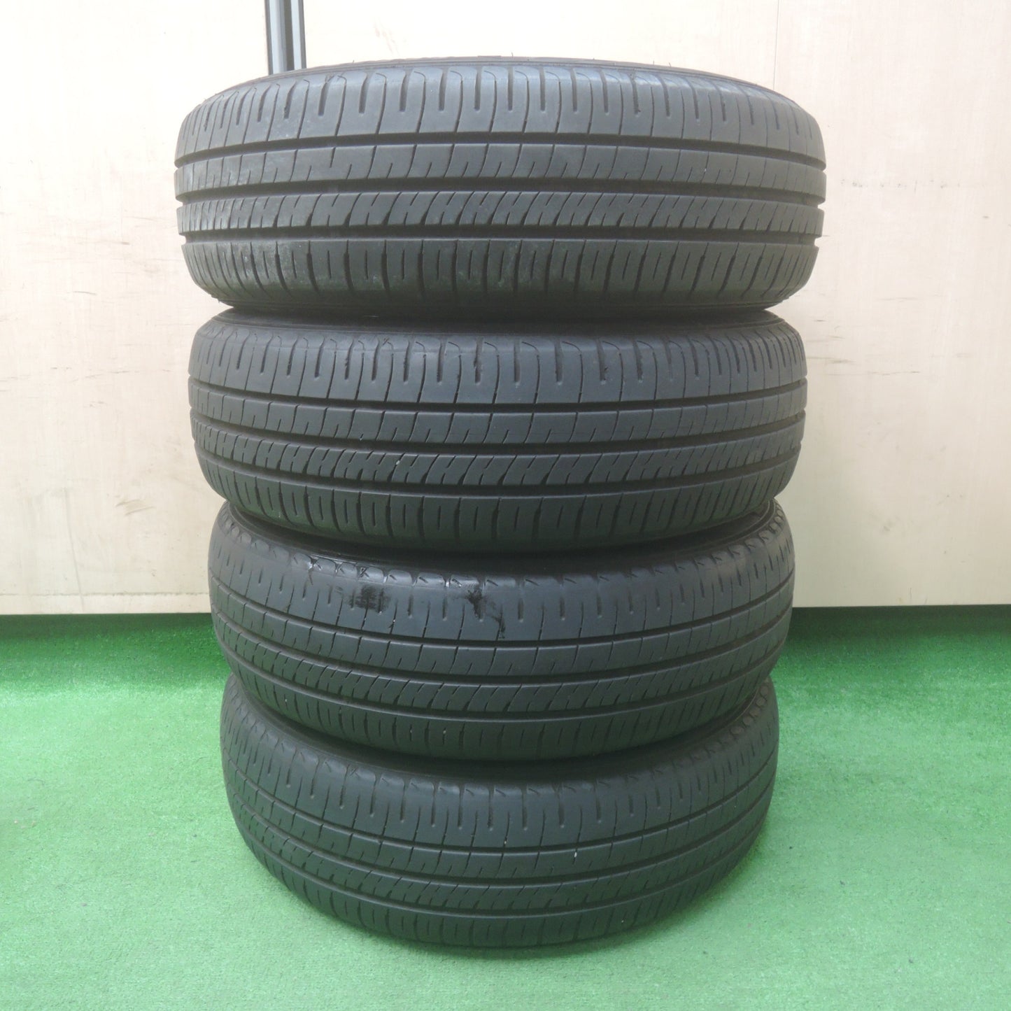 *送料無料* バリ溝！キレイ！8.5分★BMW MINI ミニ 等 MAK 175/65R15 ダンロップ エナセーブ EC204 15インチ PCD112/5H★4033003SYノ