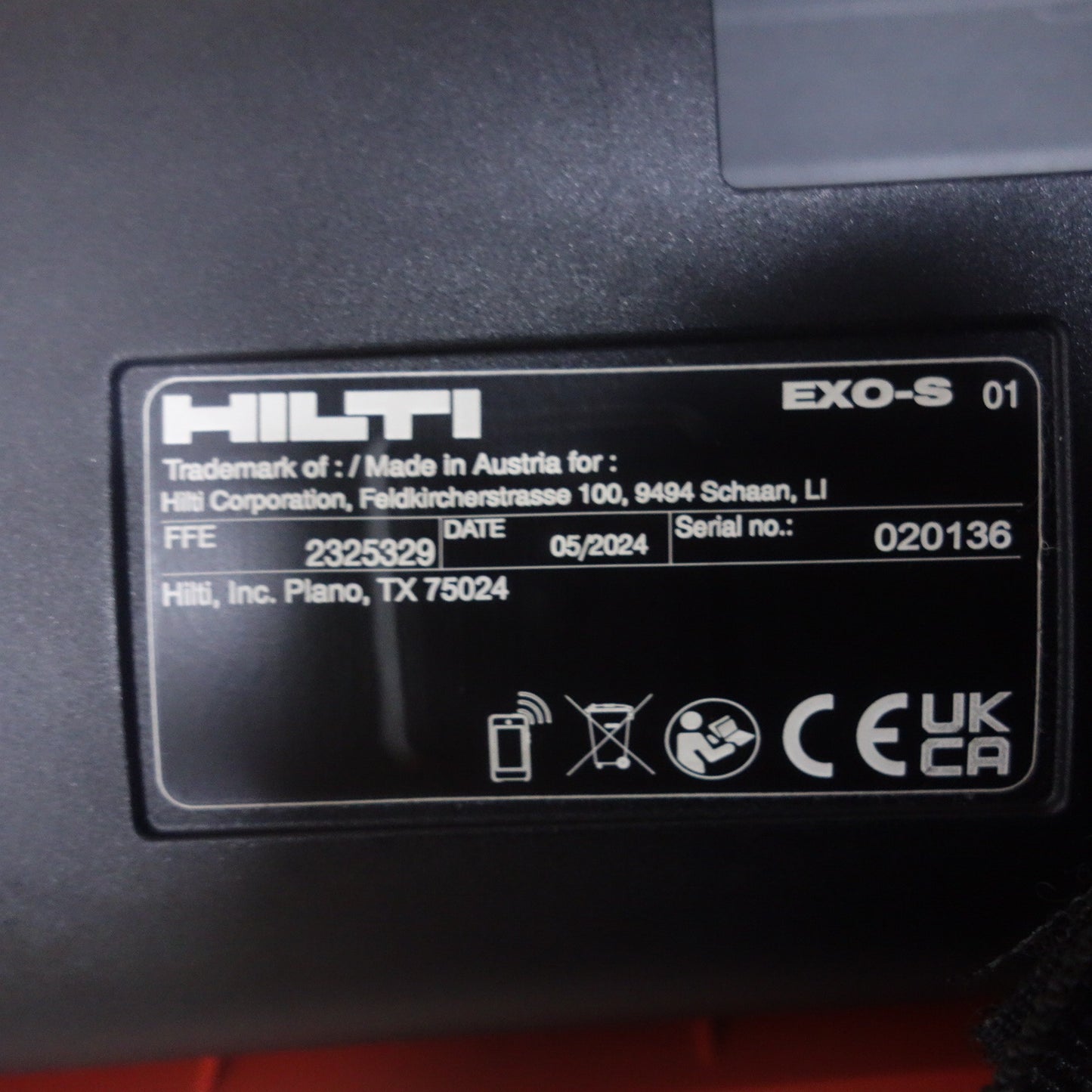[送料無料] ほぼ未使用◆HILTI ショルダー エクソスケルトン EXO-S 天井 作業用 キャリーバッグ付 #3934464 #2296214 ヒルティ◆