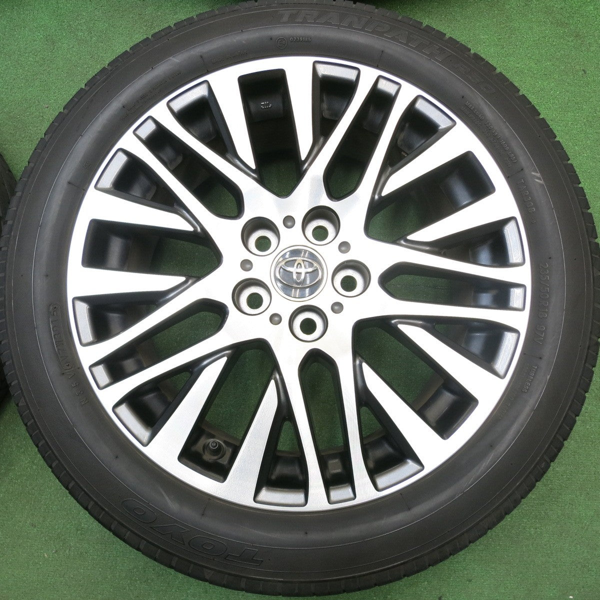 キレイ★トヨタ 30系 アルファード ヴェルファイア 純正 235/50R18 トーヨー トランパス R30 18インチ PCD114.3/5H★6012902HAノ