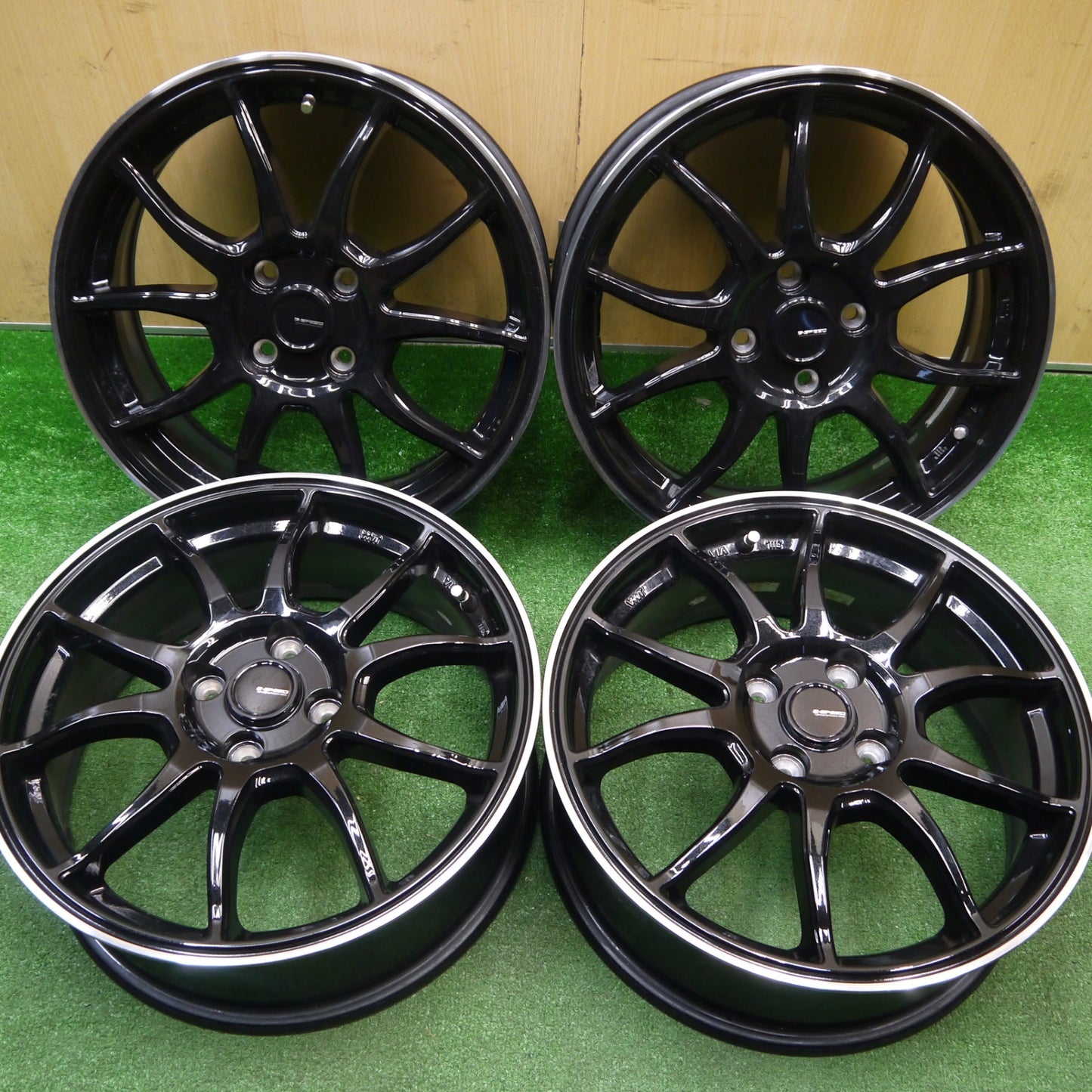 キレイ★G-SPEED Gスピード 16インチ 社外 アルミ ホイール 16×6J PCD100/4H★5111703Hホ